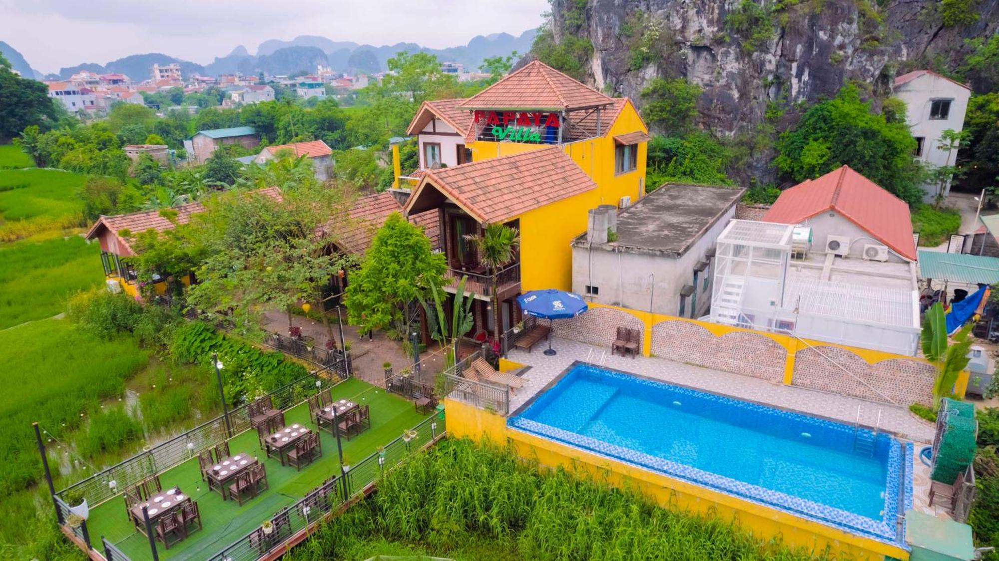 닌빈 Papaya Bungalow & Rice Fields 아파트 외부 사진